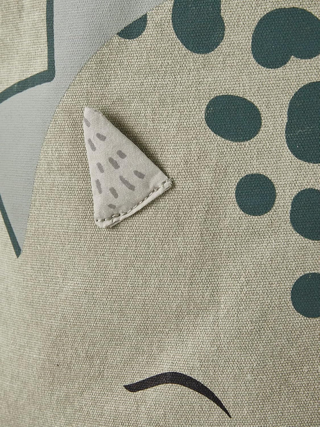 VERTBAUDET Kinderzimmer Aufbewahrungskorb XL KLEINER DINO blau/grün ONE SIZE Blau/Grün Einheitsgröss
