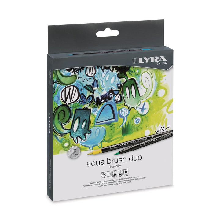 LYRA Aqua Brush Duo Set mit 24 Farben, 1 stück (24er Pack), 24 Farben