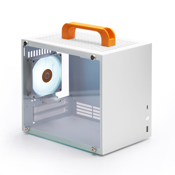 K66 Lite 8,4 l/kompaktes Mini-ITX-Gaming-Gehäuse/135-mm-CPU-Kühler und 240-mm-GPU- und SFX-Netzteil-