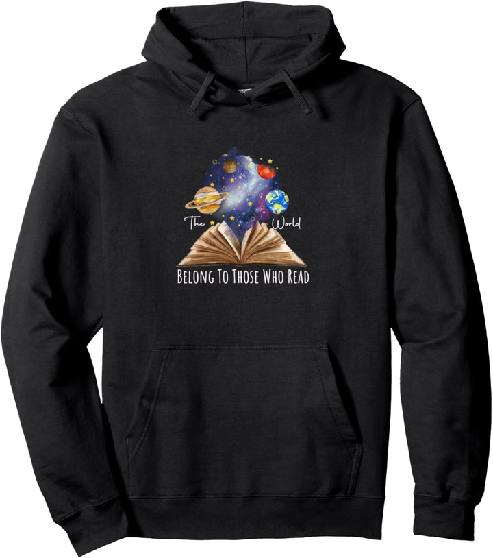 Bücher Die Welt gehört denen, die Bookworm Apparel lesen Pullover Hoodie