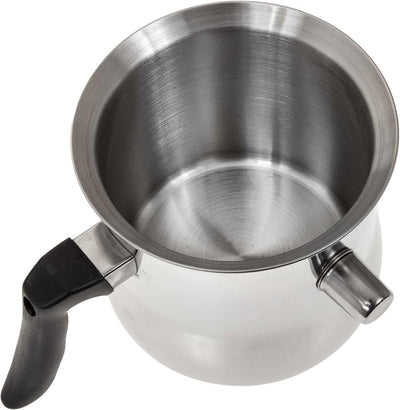 SIDCO Simmertopf Milchtopf Milchkochtopf Wasserbadtopf doppelwandig Edelstahl 1,5 l