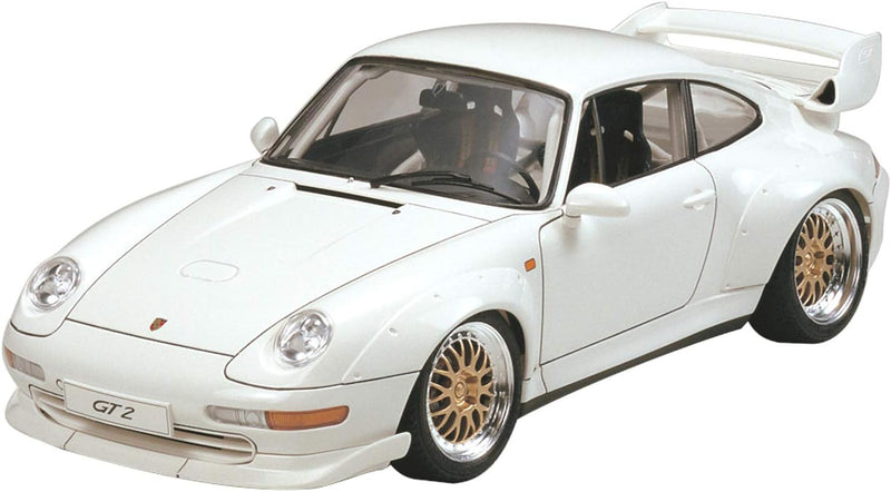 Tamiya Porsche Fahrzeug 300024247 911GT2 Club Sport/Strassenversion Automodell Bausatz 1:24, Unlacki