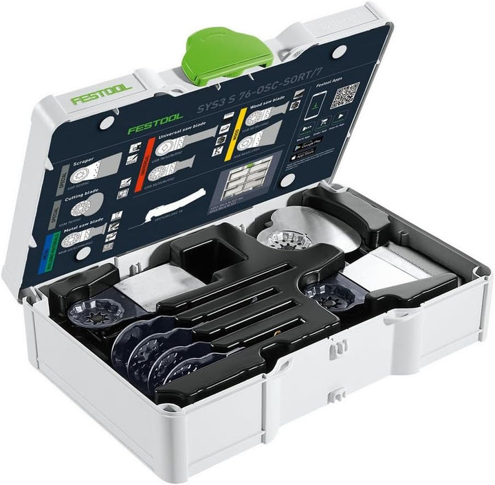 Festool Sägeblatt-Set Oszillieren SYS3 S 76-OSC-SORT/7