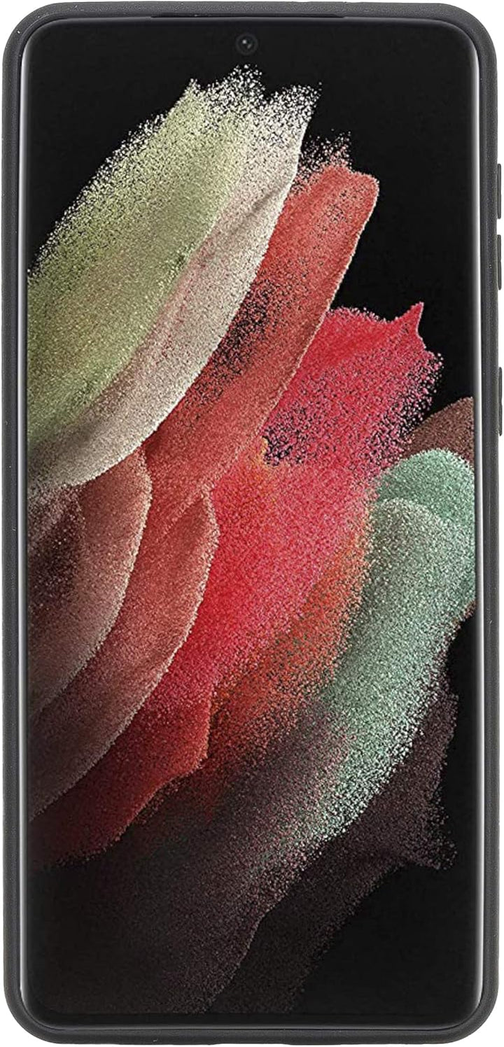 Solo Pelle Lederhülle für das Samsung Galaxy S21 + Plus 5G in 6.7 Zoll Hülle aus echtem Leder, Model