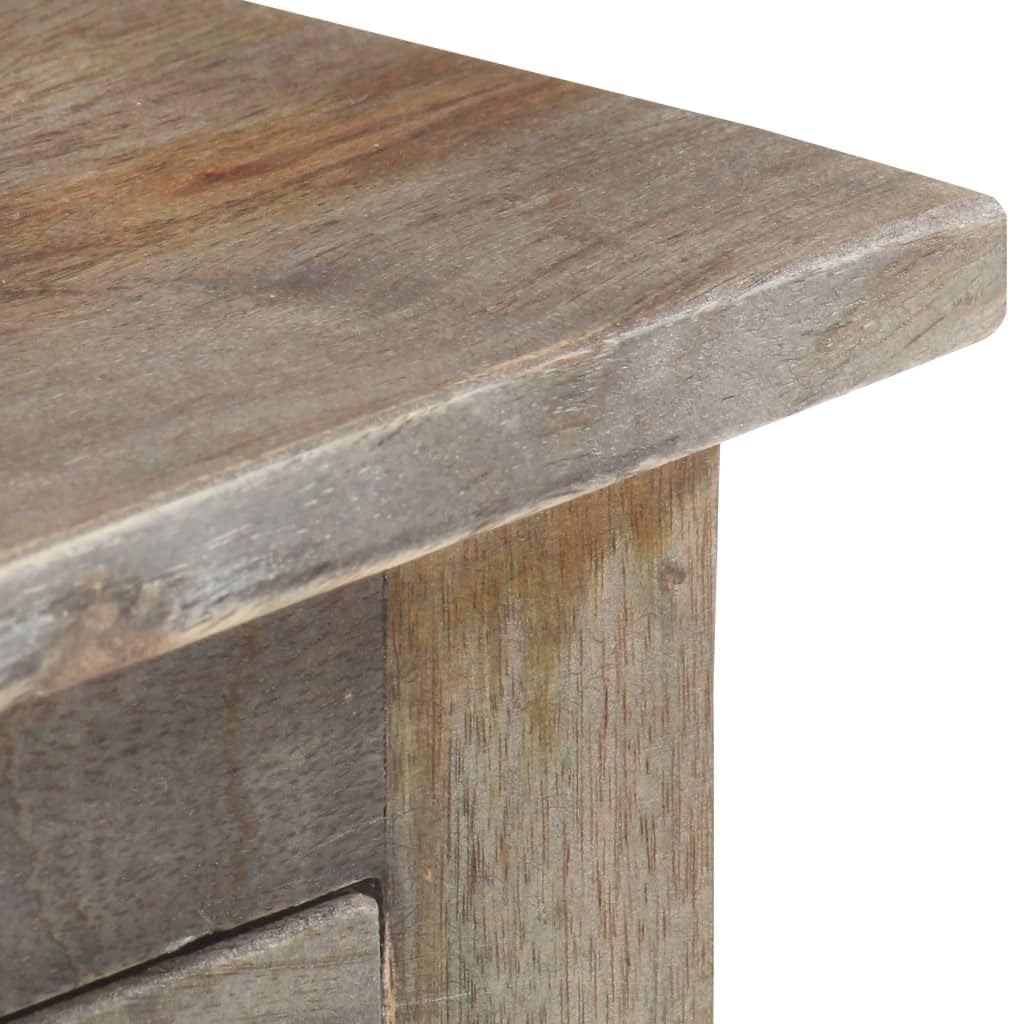 vidaXL Mangoholz Massiv TV Schrank mit 2 Regalen 3 Schubladen Lowboard Fernsehtisch Fernsehschrank T