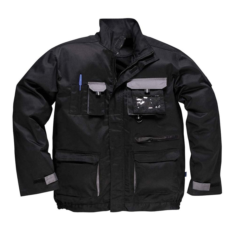 Portwest Portwest Texo Kontrast-Jacke, Grösse: XXXL, Farbe: Schwarz, TX10BKRXXXL 3XL Schwarz - Schwa