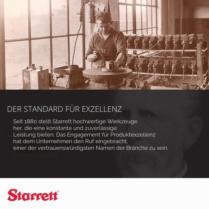 Starrett 277-3 3"-Werkzeugmacher-Federteiler mit runden Beinen und massiver Mutter