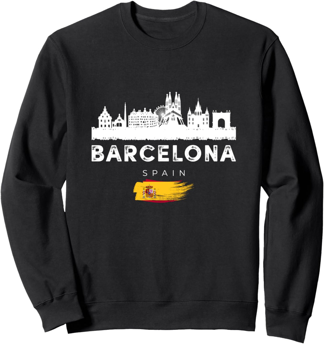 Barcelona Graphic Tees - Novelty T-Shirts & Cool Designs Sweatshirt