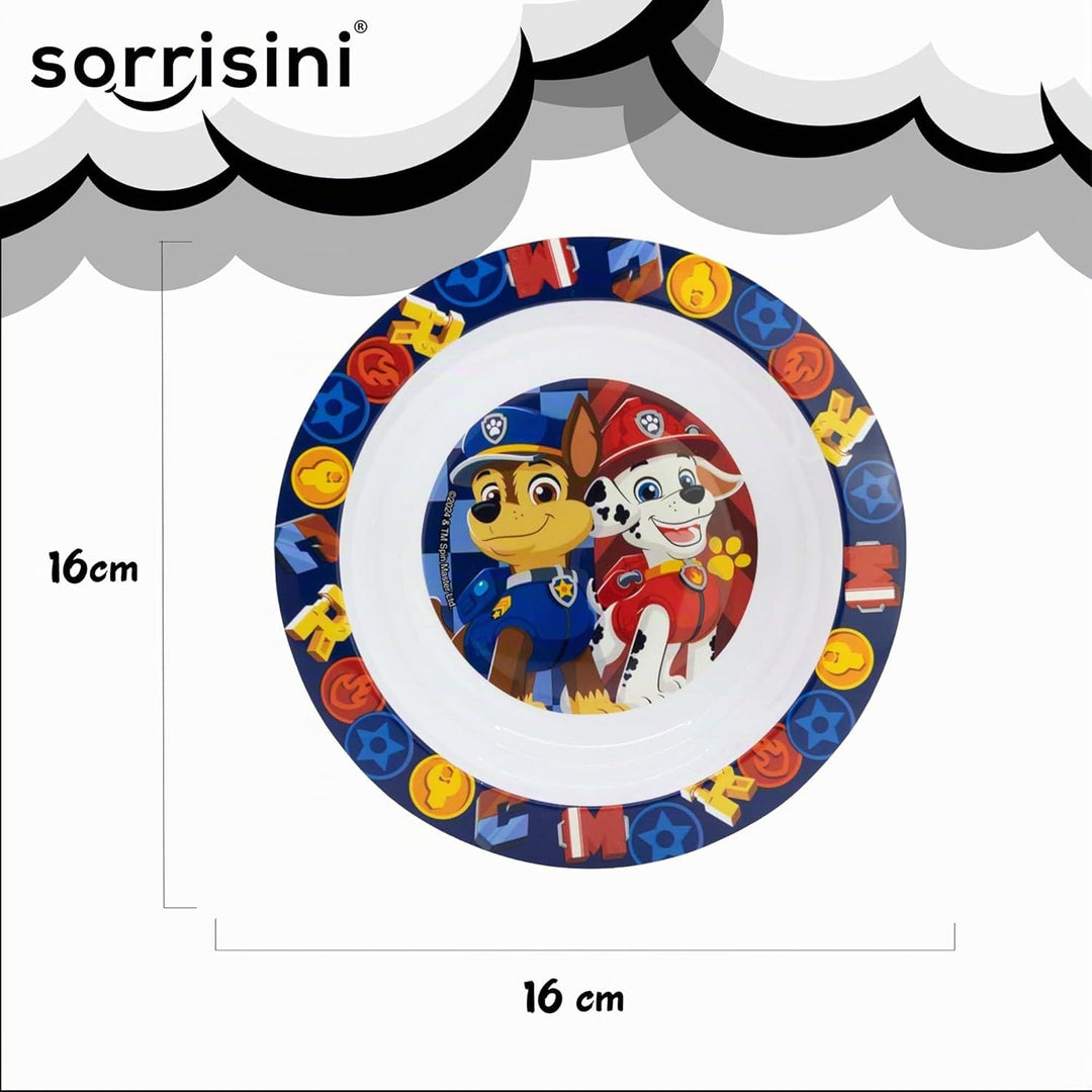 Kindergeschirr set Paw Patrol, Wiederverwendbares Babygeschirr Set, Kinder Essgeschirr, Microwaveabl
