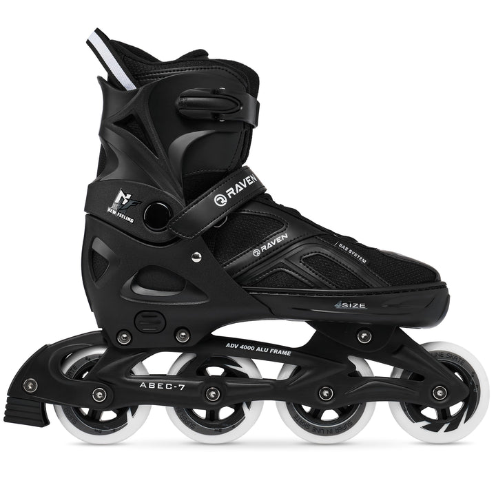 RAVEN Pulse Inline Skates Inliner für Kinder und Erwachsene OPTIONAL 2in1 mit Schlittschuhen verstel
