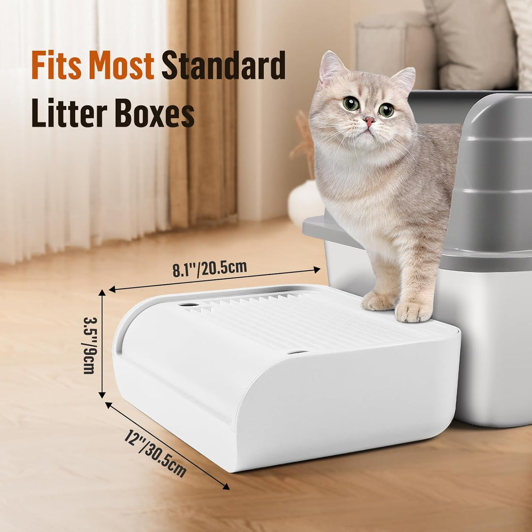 Katzentoilette, Katzenrampe/Treppe/Katzenfänger mit Filterfunktion, leicht zu reinigen, Filterpedal