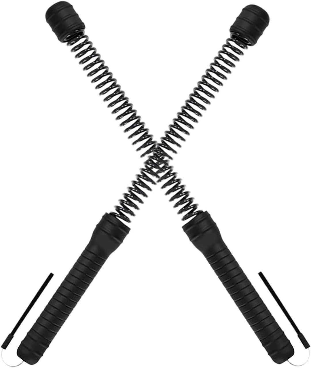 Generisch Robuste Trainingsseile | 2 Kurze Battle Ropes | Knötchenfreies Rutschfestes Tragbares Fitn