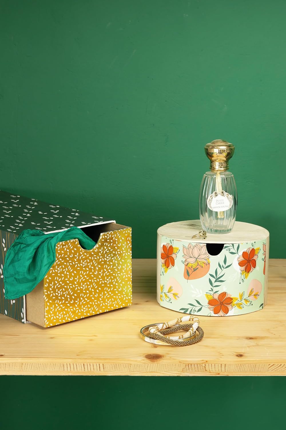 décopatch BT088C – EIN Ständer aus braunem Pappmaché, 32 x 16 x 12 cm, rechteckige Box mit Schublade