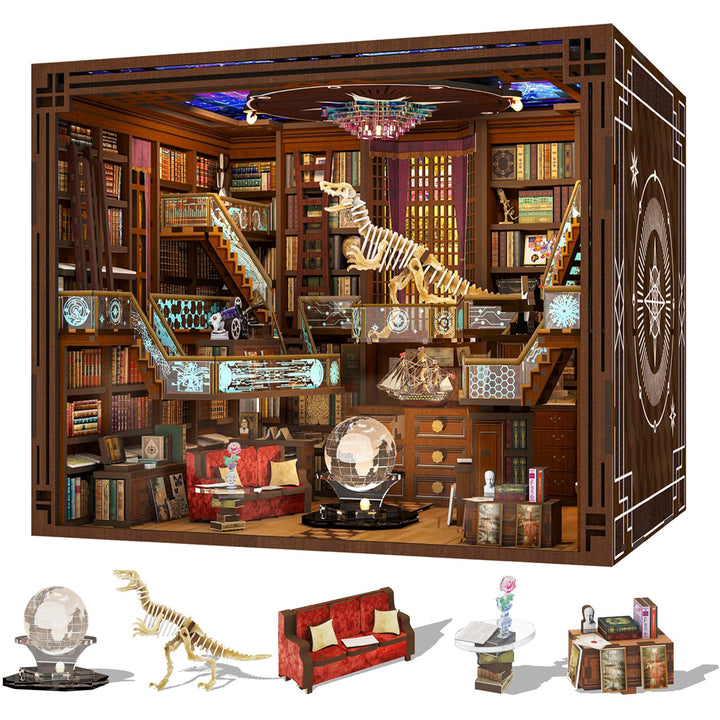 Book Nook Kit, DIY Miniatur Puppenhaus Booknook Kit(Beyond Library Max), Beyond Library Max