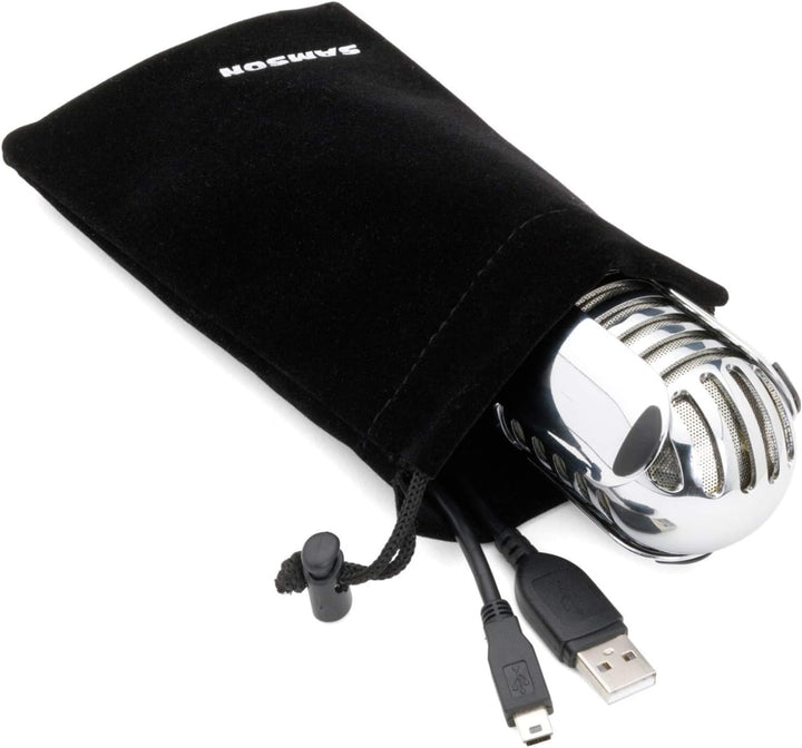 Samson Meteor Mic USB Studio/Podcast Mikrofon silber silber Single, silber Single