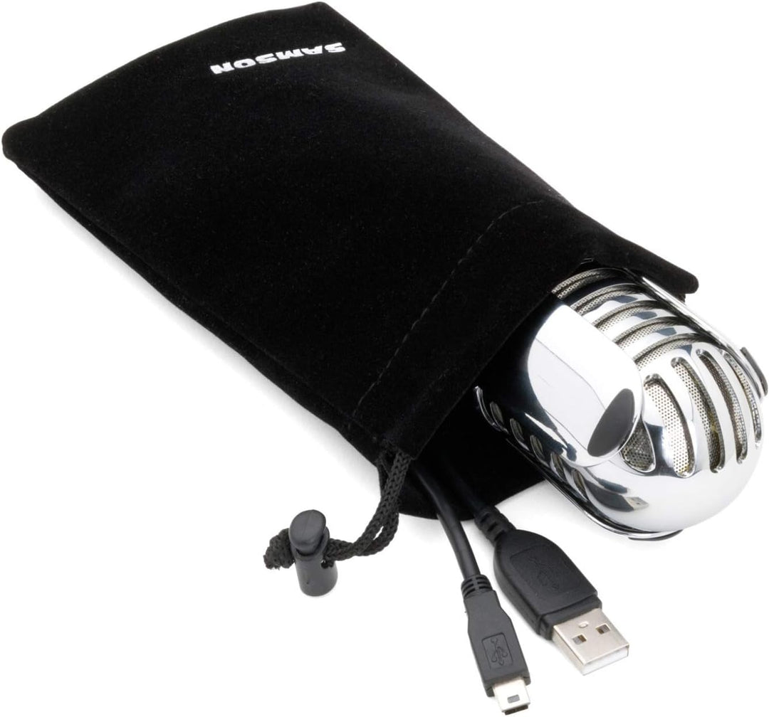 Samson Meteor Mic USB Studio/Podcast Mikrofon silber silber Single, silber Single