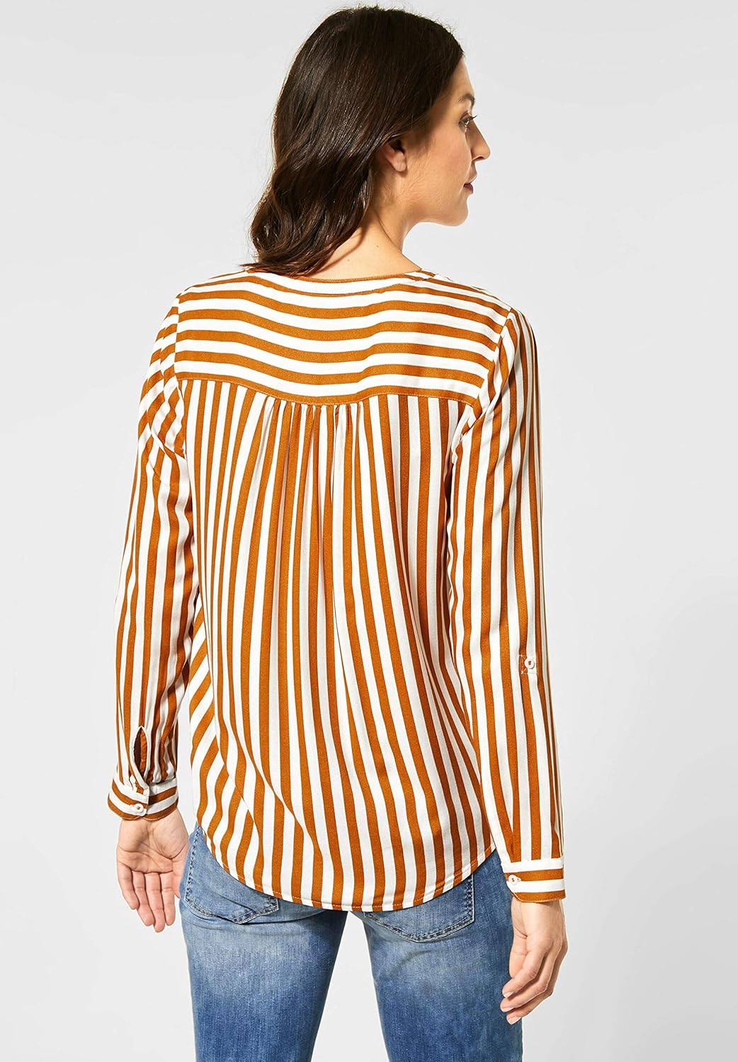 Street One Damen Bluse, Foxy Caramel