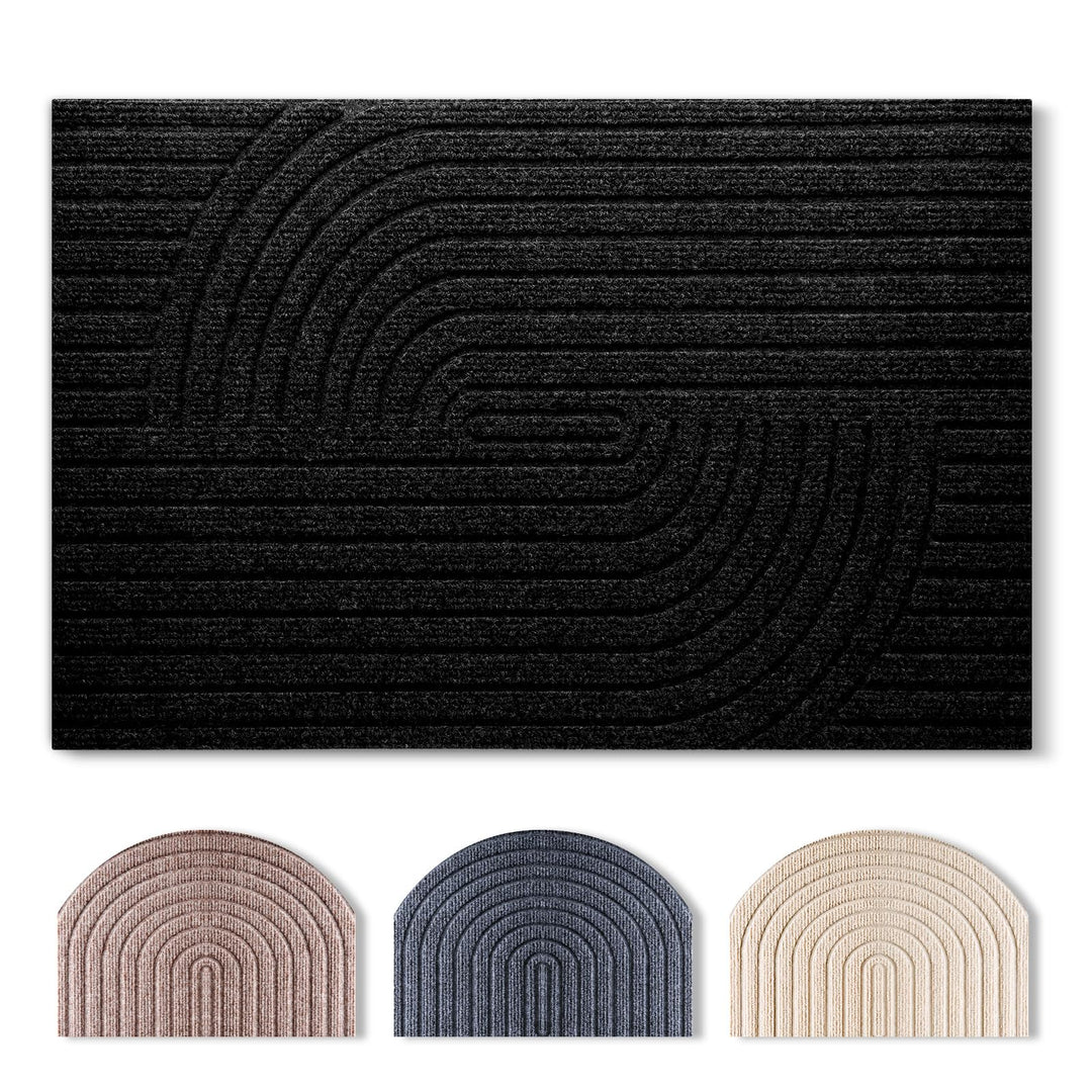 Fussmatte 60x90cm, rutschfeste Maschinenwaschbare Schmutzfangmatte, Teppich Wohnzimmer Innen und Aus