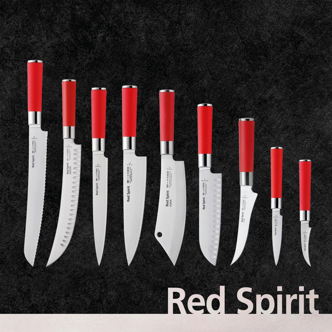 F. DICK Chinesisches Kochmesser, Chopper, Red Spirit (Küchenmesser mit Klinge 18 cm, X55CrMo14 Stahl