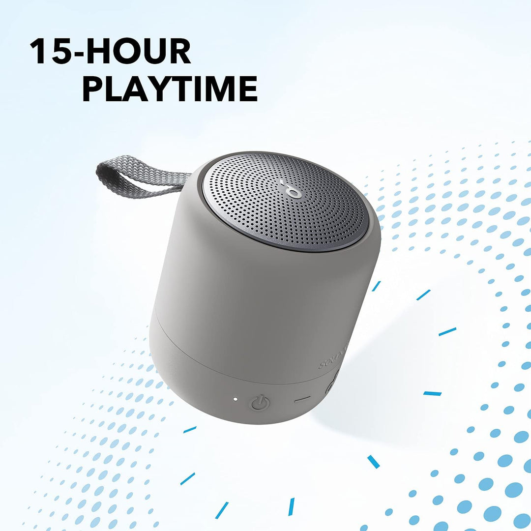 soundcore Anker Mini 3, Bluetooth-Lautsprecher mit BassUp und PartyCast Technologie, USB-C, Wassersc