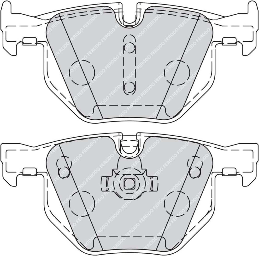 Ferodo FDB1748 PREMIER Bremsbelagsatz, Scheibenbremse - (4-teilig) - (4 Stück)