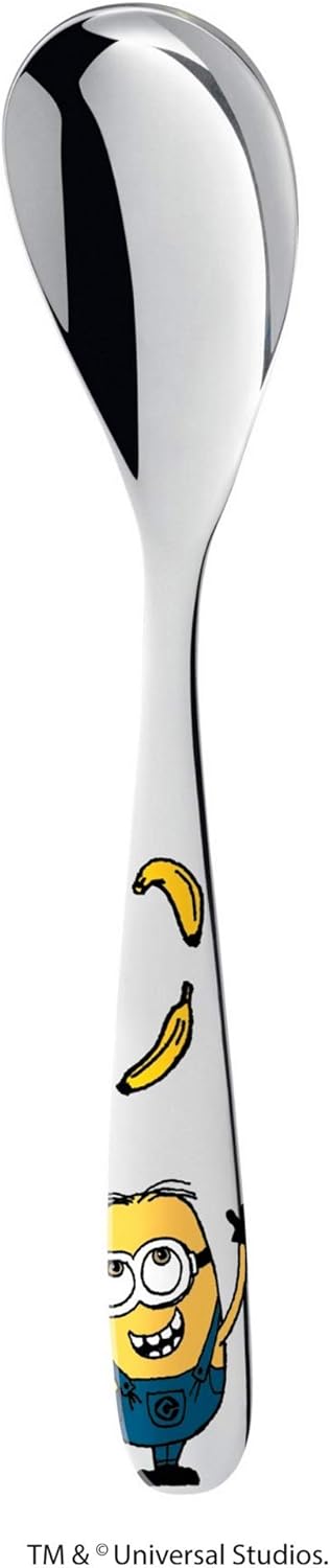 WMF Minions Kindergeschirr Porzellan mit Löffel 3-teilig, ab 3 Jahren, Kinderschale, Kindertasse, Ki