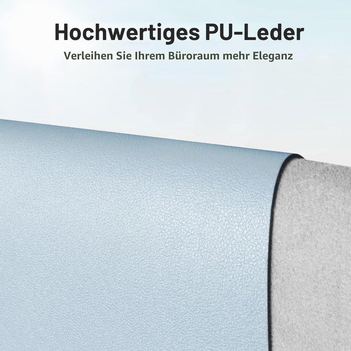 Aothia schreibtischunterlage,Mauspad, Büro-Schreibtischmatte, Rutschfester PU-Leder-schreibtischmatt