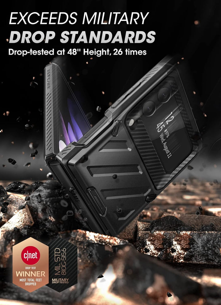SupCase Outdoor Hülle für Samsung Galaxy Z Flip 3 5G (2021), Robust Handyhülle Bumper Case Premium S