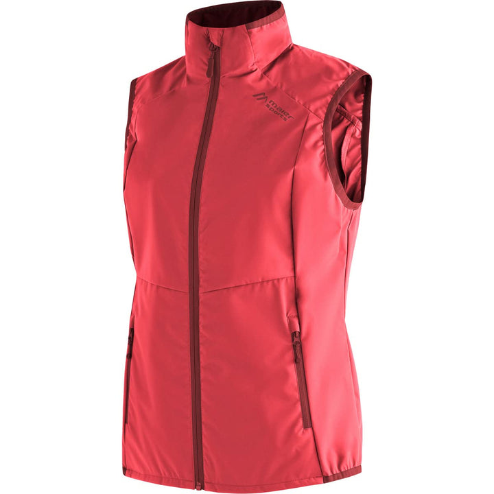 Maier Sports W Brims Vest 42 Bluemelon Red - Sun-dried Tomato, 42 Bluemelon Red - Sun-dried Tomato