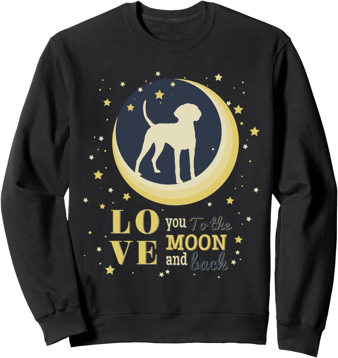Love American Foxhound To The Moon Sweatshirt