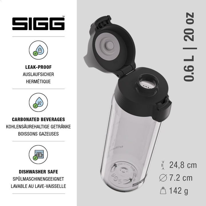 SIGG - Tritan Trinkflasche - Total Color ONE - Für Kohlensäurehaltige Getränke Geeignet - Spülmaschi