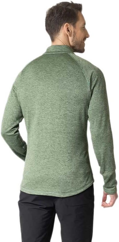 Odlo Herren Tencia_542562 Langarm Shirt mit Reissverschluss (1er Pack), Loden Frost Melange