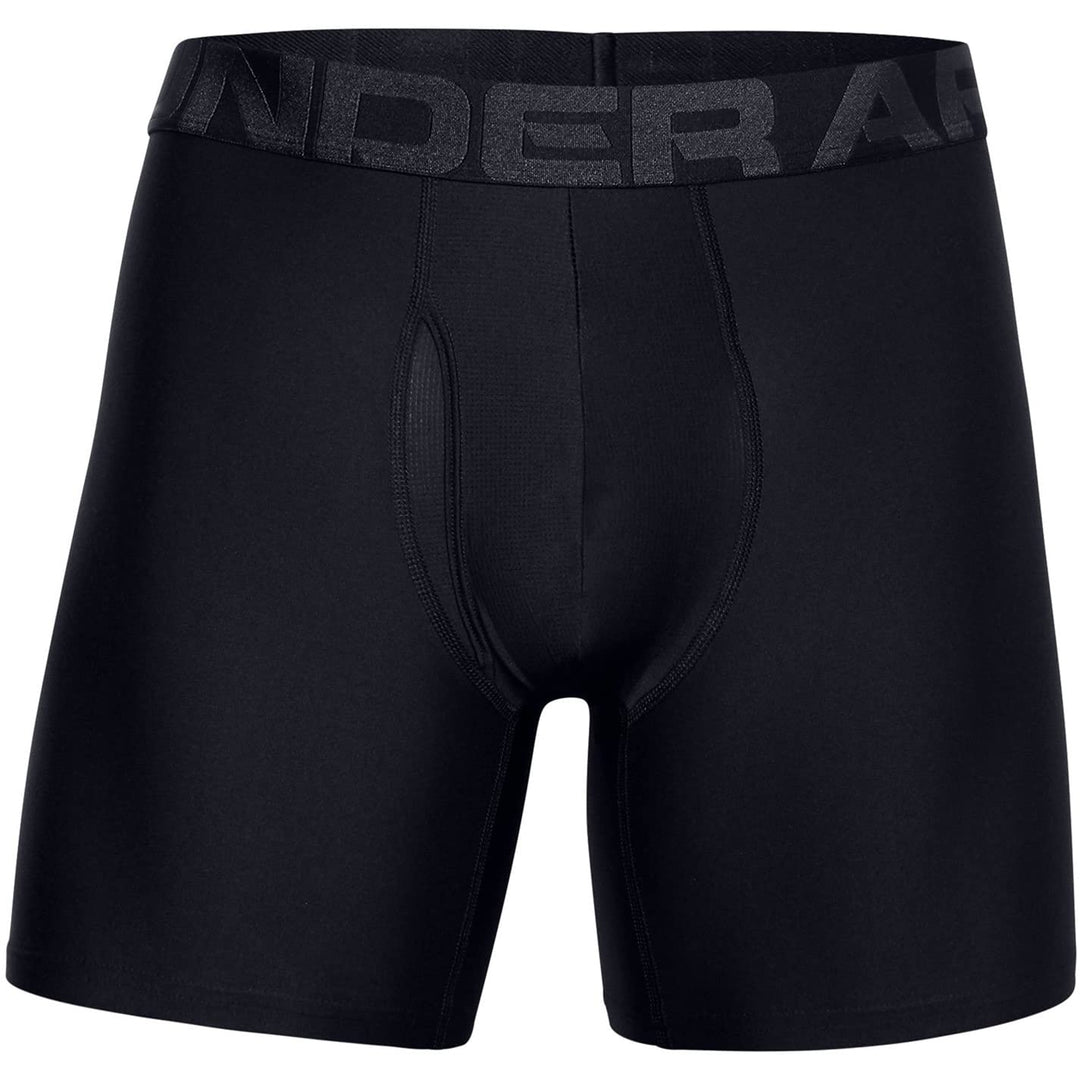 Under Armour Herren Tech 6-inch Novelty Boxerjock 2-Pack Unterwäsche (2er Pack) XS Schwarz, XS Schwa