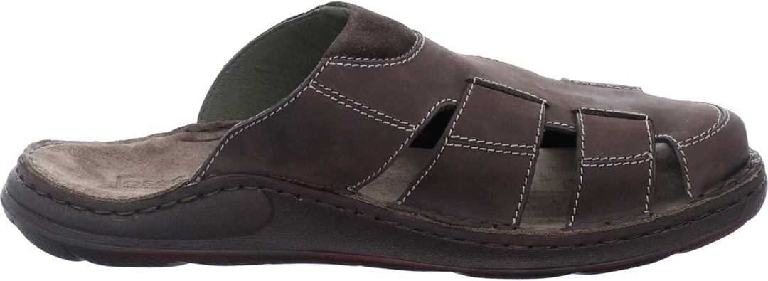 Josef Seibel Herren Pantoletten Maverick 02, Männer Slipper,Weite G (Normal) 39 EU Braun Mocca, 39 E