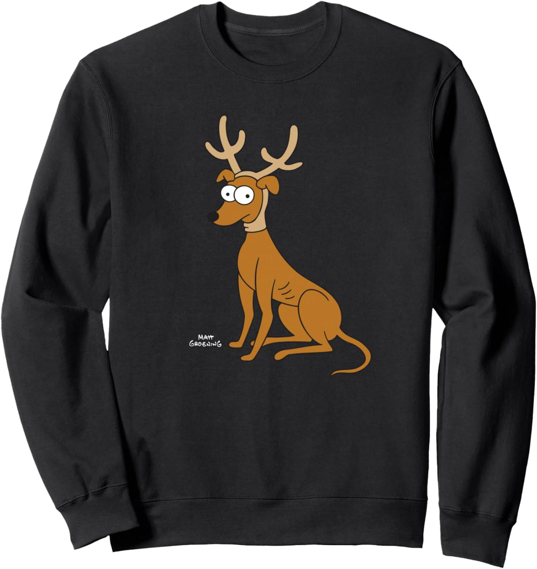 The Simpsons Santa’s Little Helper Reindeer Ears Holiday Sweatshirt