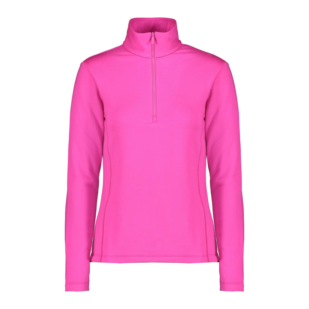 CMP Damen Stretch Fleece Longsleeve 36 Purple Fluo, 36 Purple Fluo