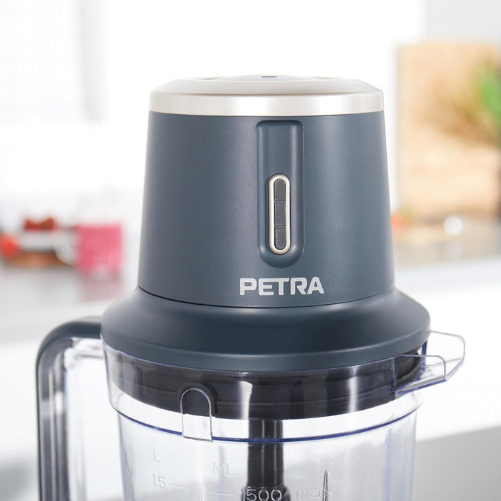 Petra PT5393BGRYVDE Kabelloser Kannenmixer & Deckel – Smoothie Maker, wiederaufladbarer 10,8V-Akku,