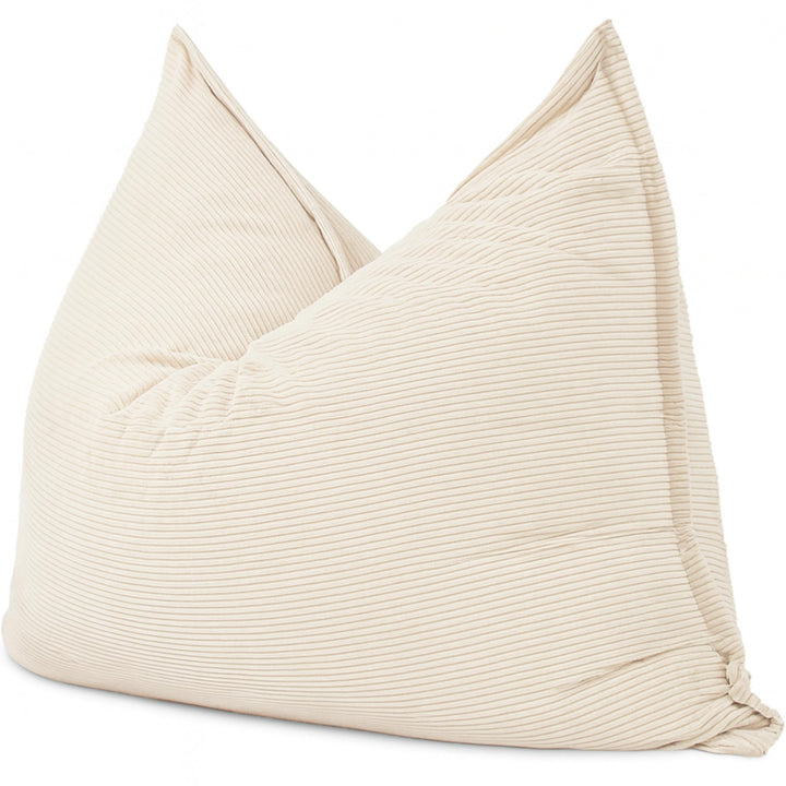 Riesiger Sitzsack XXL für Innenbereich, aus Cordsamt, 180 x 140 cm, weich, bequem und abnehmbar, gro