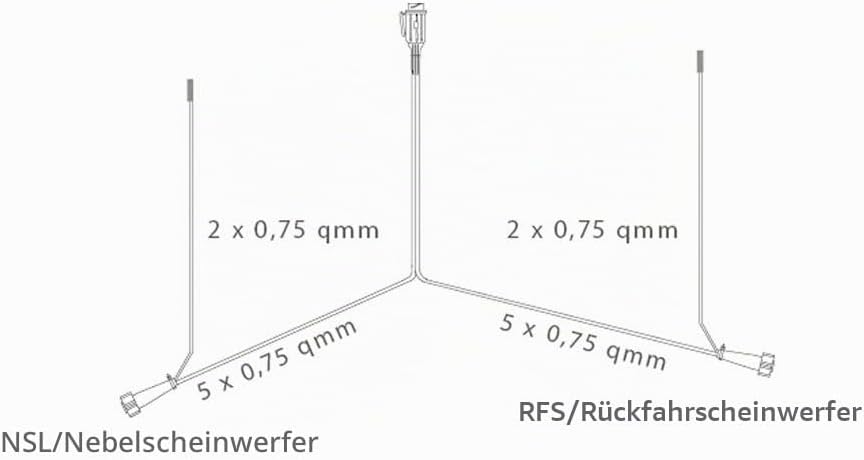 The Drive -17616- Aspöck Kabelsatz 13-polig (6m mit DC-Abg. 4,5m), 6m mit DC-Abg. 4,5m
