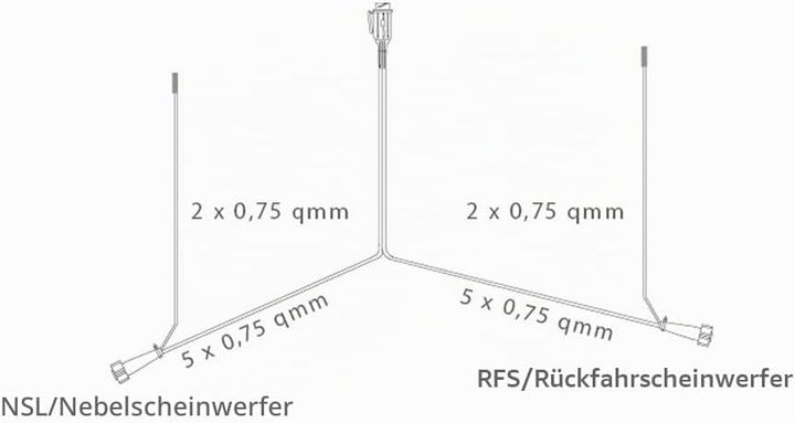 The Drive -17616- Aspöck Kabelsatz 13-polig (6m mit DC-Abg. 4,5m), 6m mit DC-Abg. 4,5m