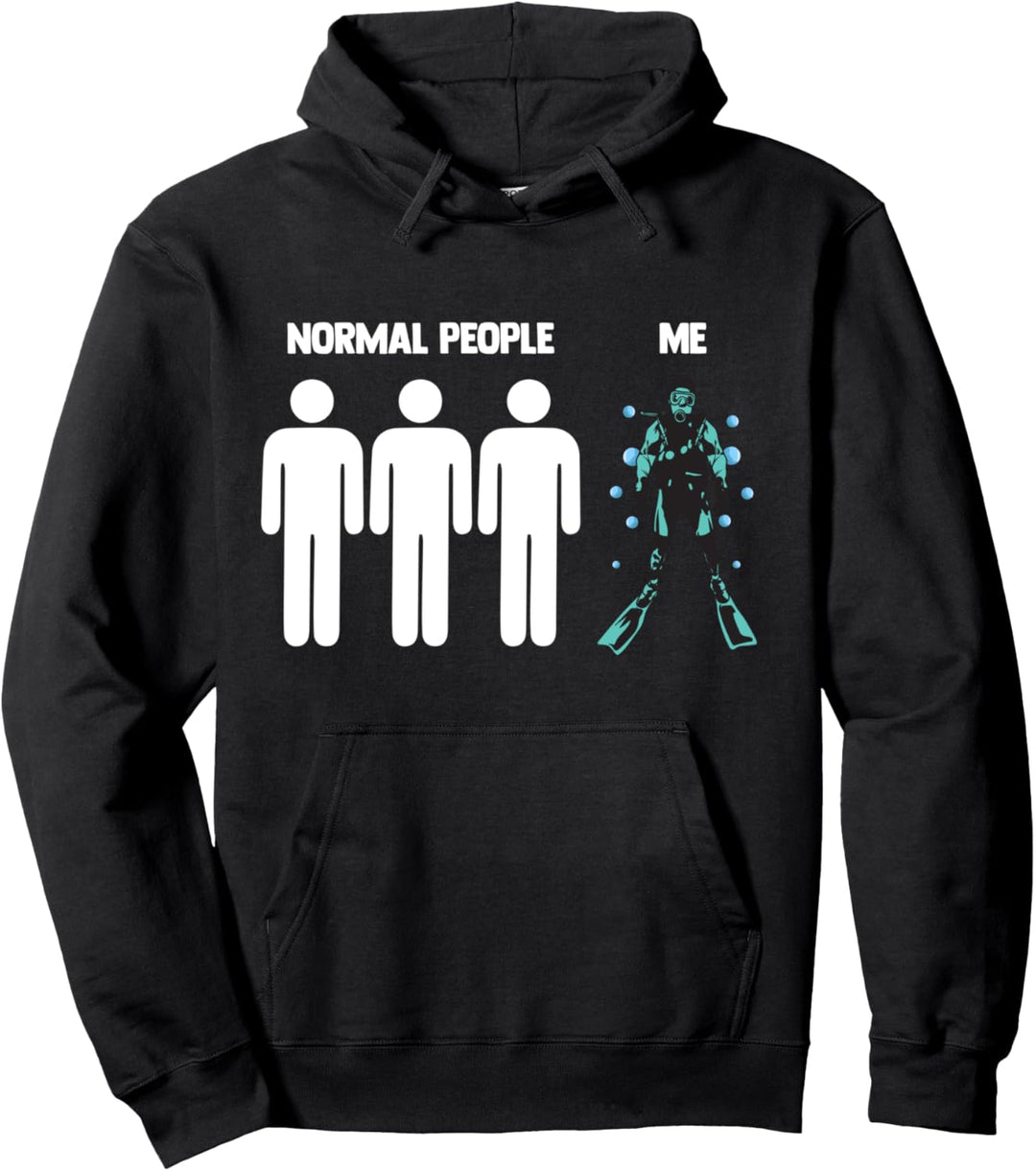 Lustig Taucher Witz Diver Dive Normal People Me Pullover Hoodie