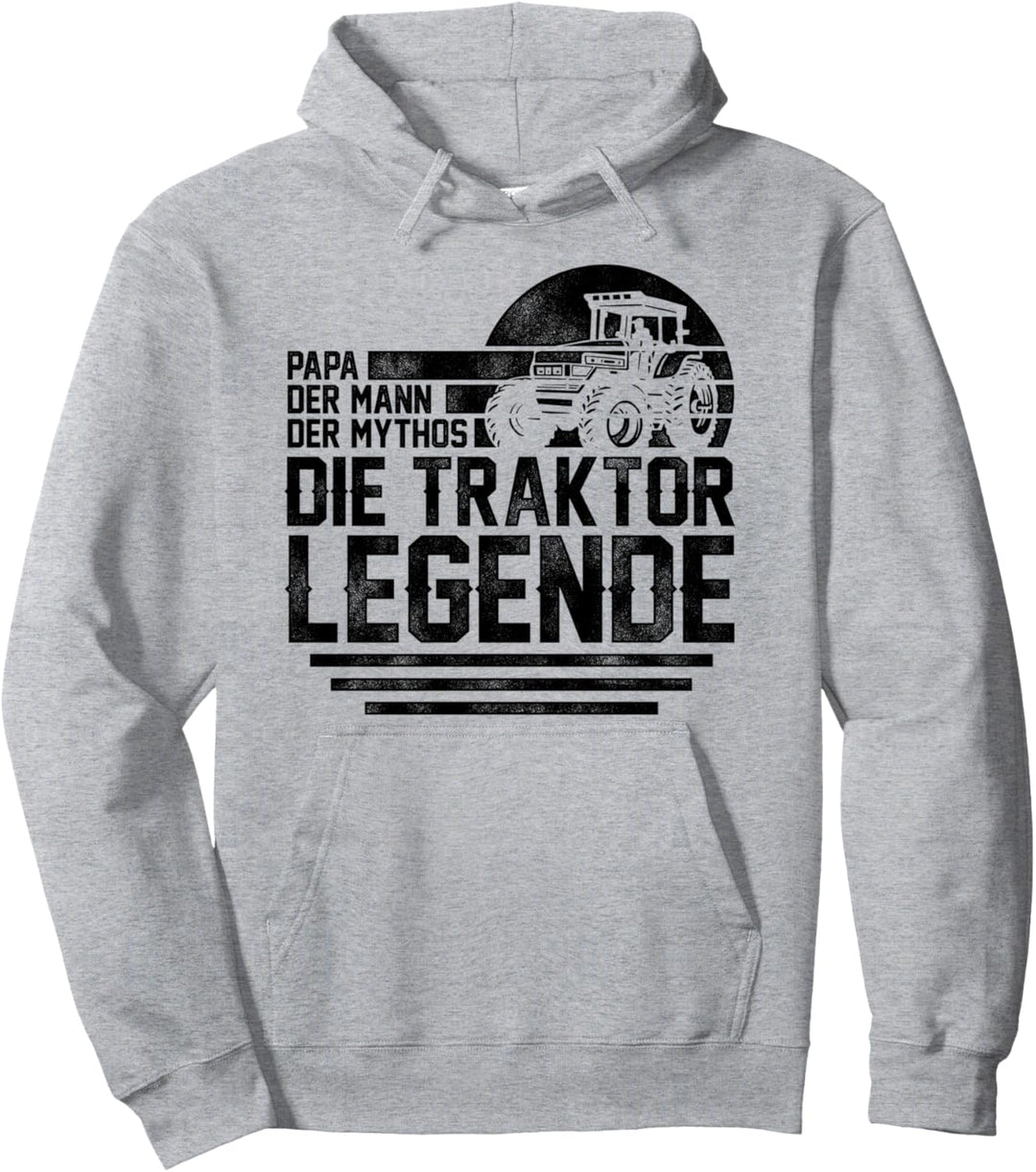 Der Mann Der Mythos Die Traktor Legende Papa Landwirt Feld Pullover Hoodie