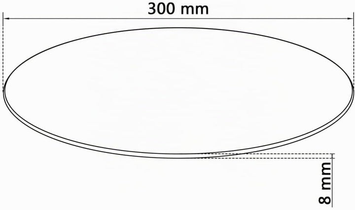vidaXL Tischplatte Esstischplatte Glasplatte Ersatztischplatte Couchtischplatte Gartentischplatte Ge