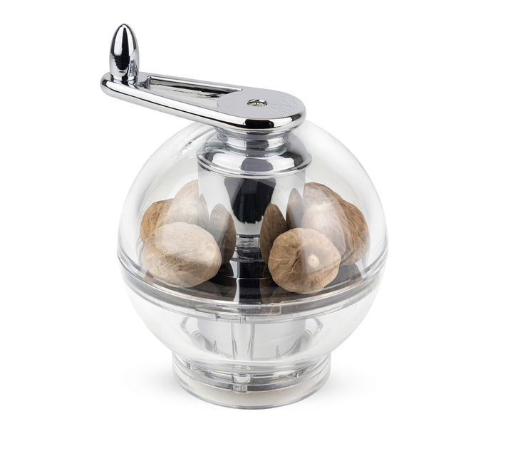 PEUGEOT - Muskatmühle Tidore 11 cm - Mit Aufbewahrungsfach - Aus Acryl - Transparent, 11 cm