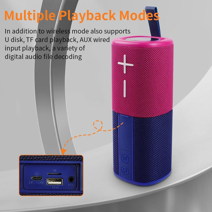 2-in-1 Split-Magnet-Bluetooth-Lautsprecher, Farbblockierung, wasserdicht, doppelt teilbar, kabellos,