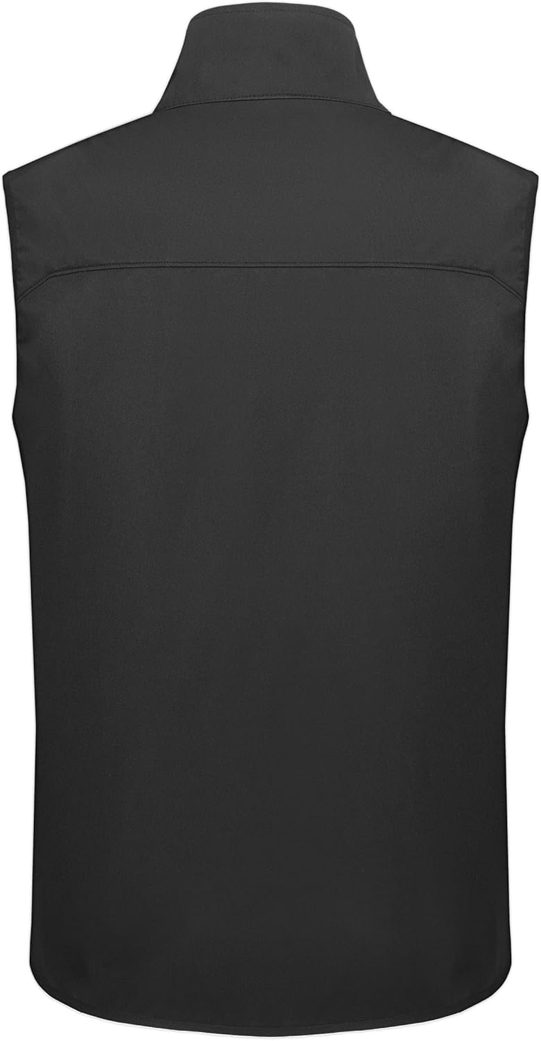 WILLIT Herren Golf Weste Leichtgewicht Softshell Weste Outerwear Ärmellose Jacke für Wandern Laufen