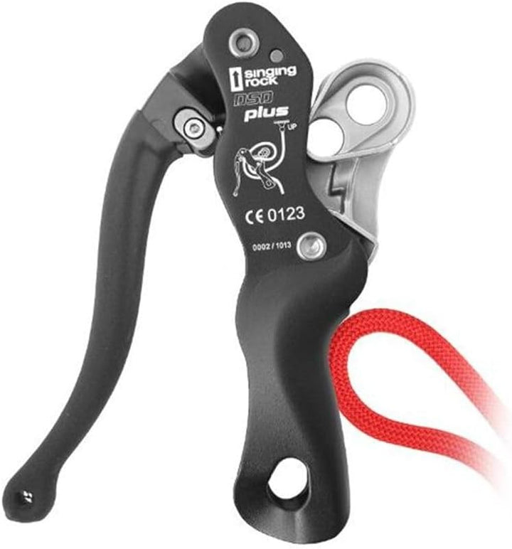 Singing Rock Unisex Descendedor Double Stop Plus Kletterzubehör, Rosa