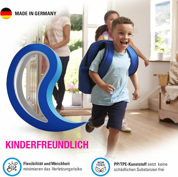 Stoppy, Stoppi, Fensterstopper, Türstopper, Türkeil, Türhaken, Fensterklammer, 12er Set (erhältlich