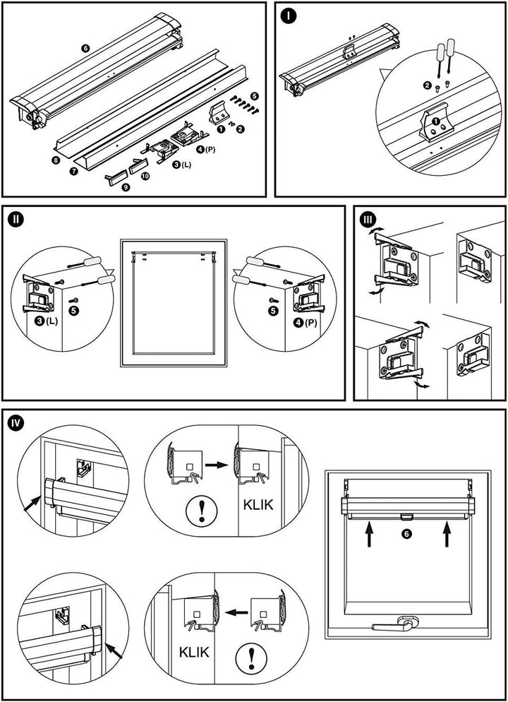 KSHANDEL24 Dachfensterrollo Thermo verdunkelnd für Velux Fakro Fenster Dachrollo - 15 Grössen - 6 Fa