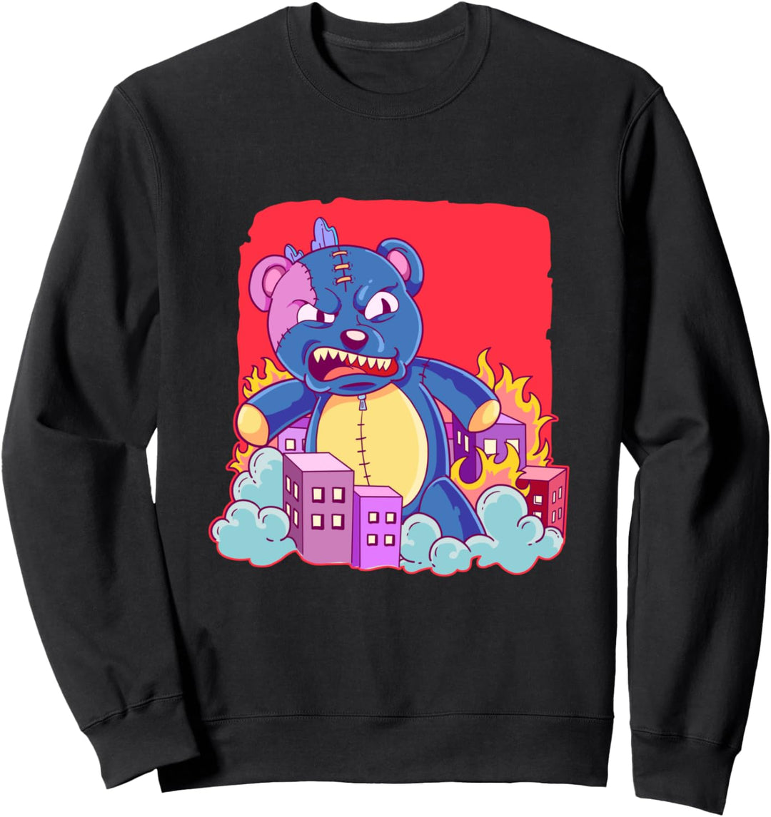 Pastell Goth Kawaii Vaporwave Teddy Sweatshirt